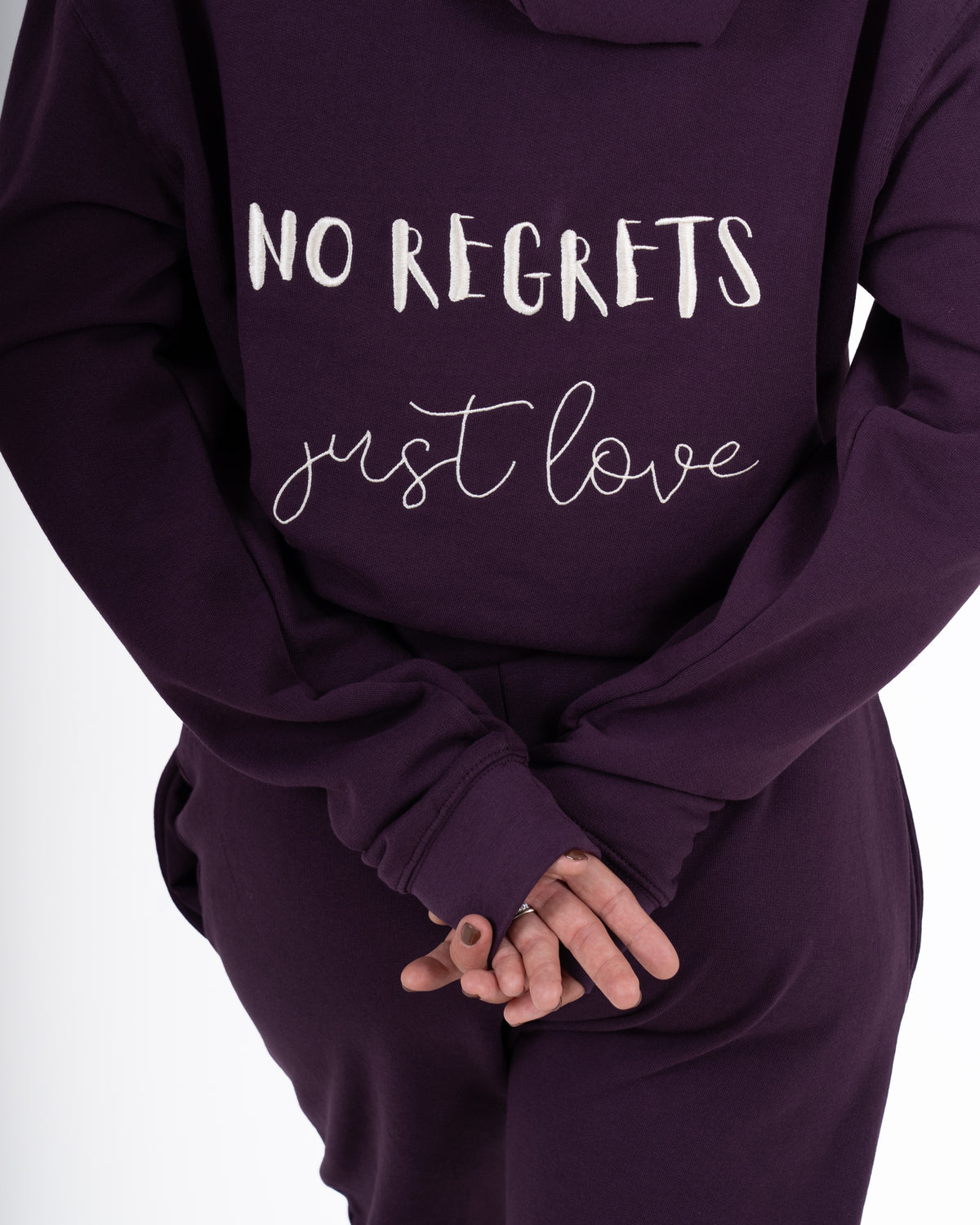 NO REGRETS JUST LOVE
