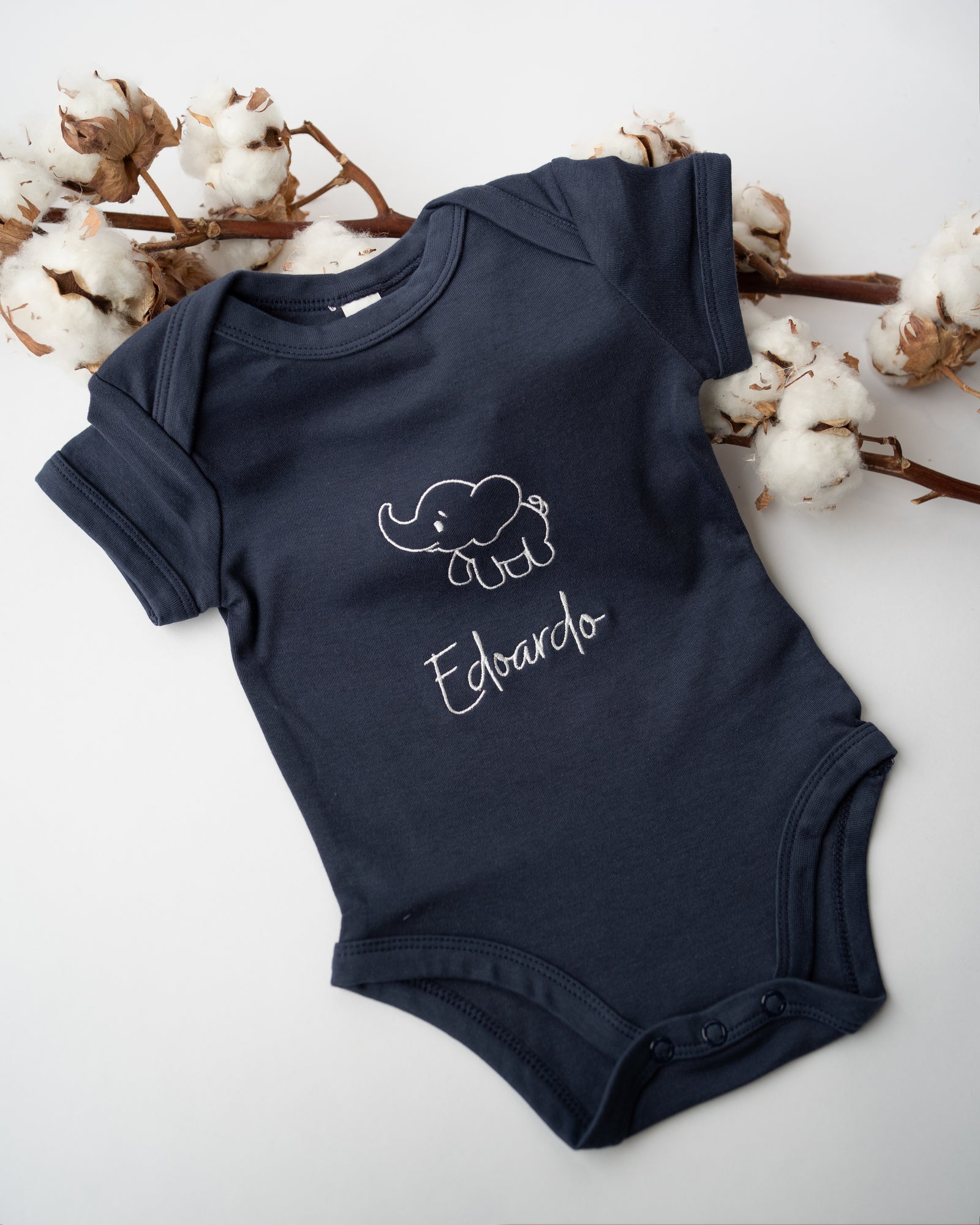 BODY NEONATO ELEFANTINO - BLU NAVY