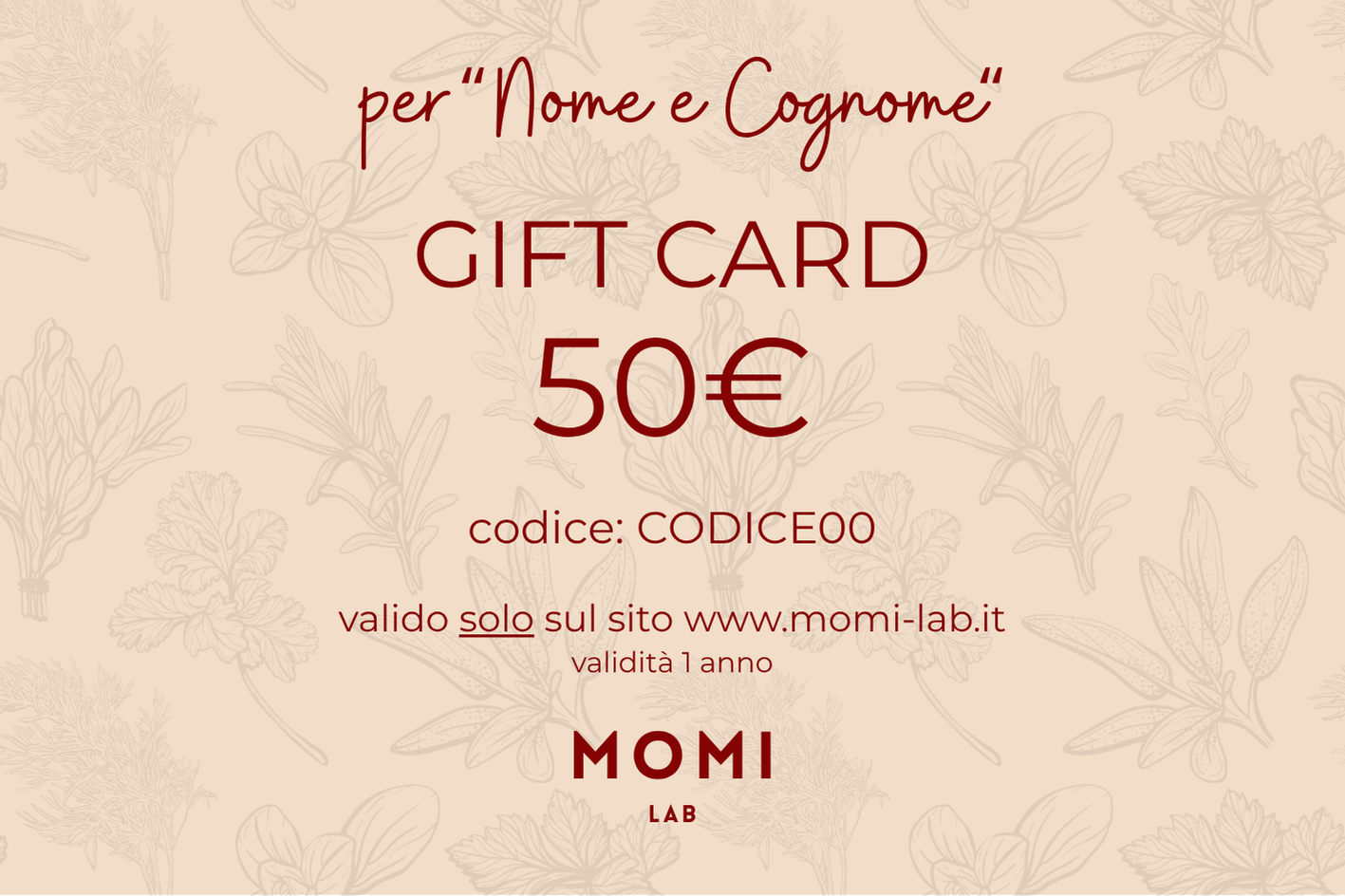 GIFT CARD